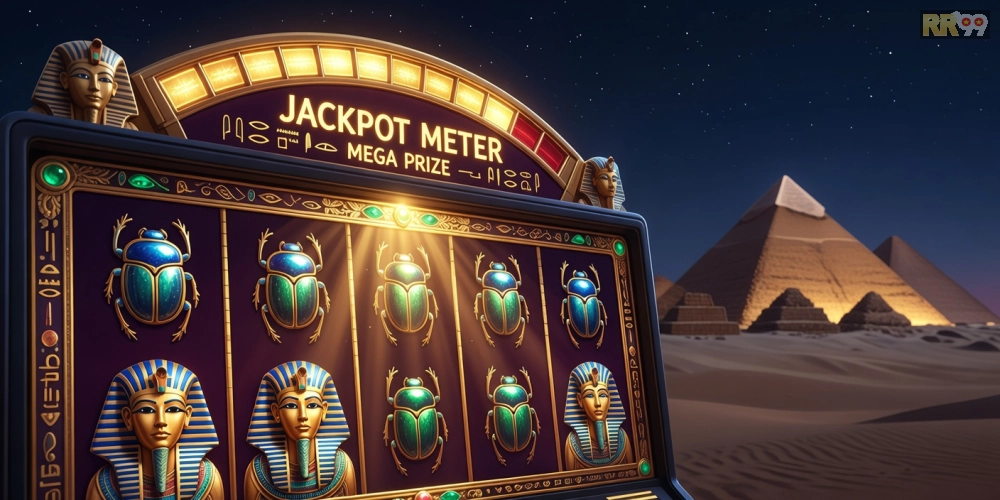 Giao diện trò chơi Book of Dead với biểu tượng Ai Cập cổ đại và jackpot lớn trên 69vn