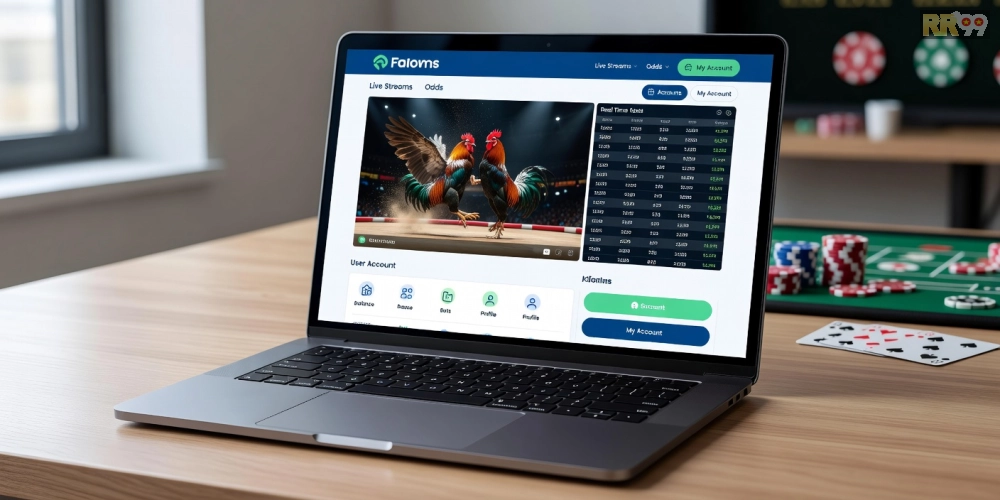 Giao diện nền tảng đá gà casino trực tiếp uy tín với các tính năng cá cược nổi bật